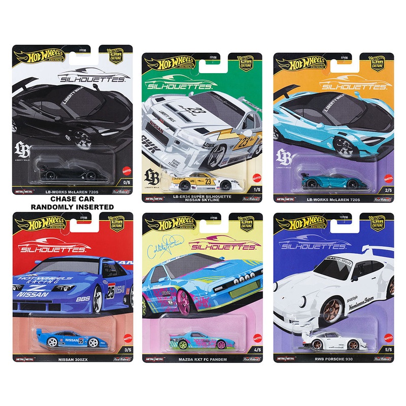 ***LIMIT 1*** Hot Wheels 1:64 Premium Car Culture 2025 Silhouette **SEALED CASE**