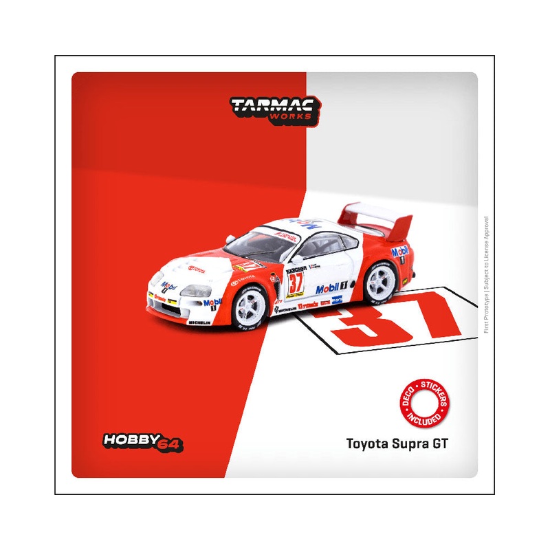 Tarmac Works 1:64 Toyota Supra GT BPR Zhuhai 1995 P. Alliot / P-H. Raphanel #37