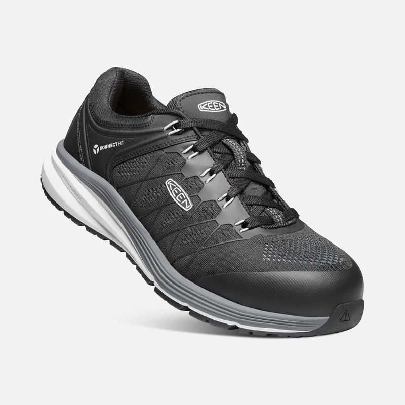 Men’s Vista Energy Safety Toe Work Sneakers Vapor/ Black 9 D
