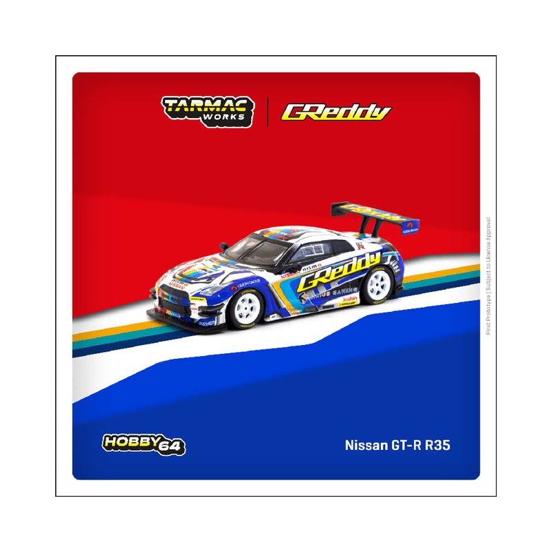 Tarmac Works 1:64 Nissan GT-R R35 TRUST e-Racing Greddy (White)