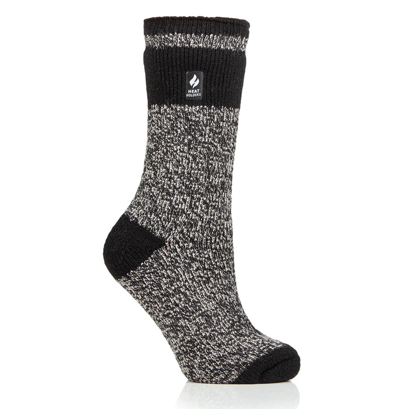 Women’s Snowdrop Original Block Twist Socks HHW07280 Black/Cream