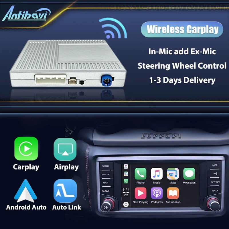 Wireless CarPlay 6.5″ For Ferrari California T15-18Android mirror link AirPlay CarPlay function For California T B United States