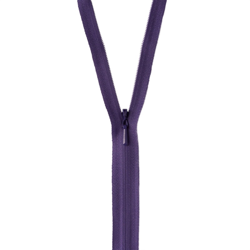 22 inch Invisible Zipper Purple