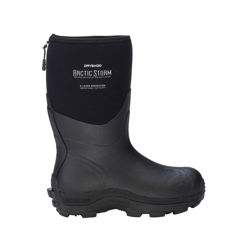 Men’s Mid-High Arctic Storm Winter Boots ARS-MM-BK 8 Medium