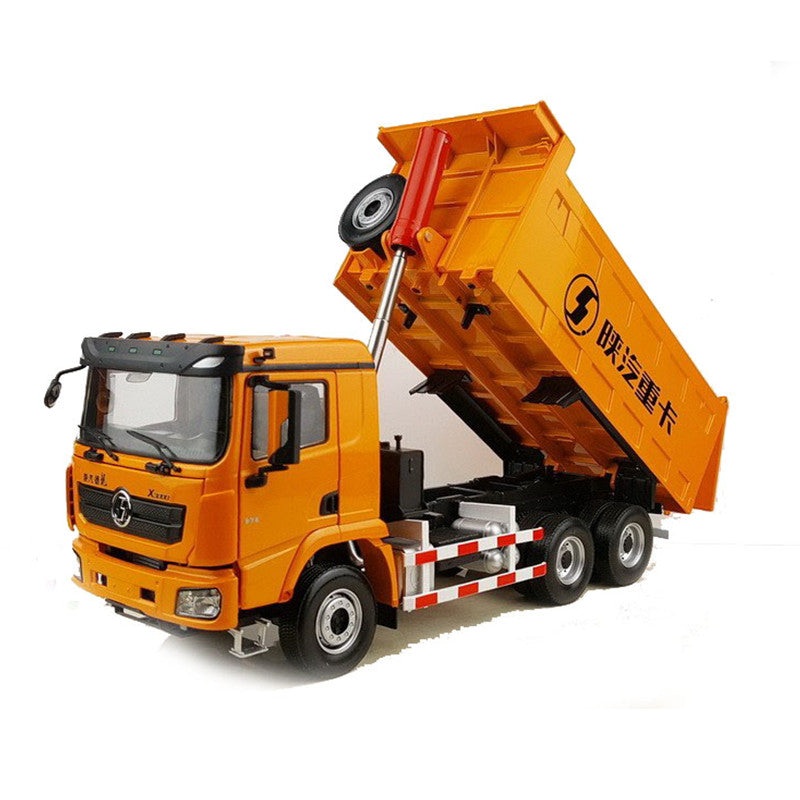 1:24 Shacman Delong  X3000 Alloy Dump Truck Model  Heavy-Duty Diecast Engineering Vehicle Replica collectible tipper truck
