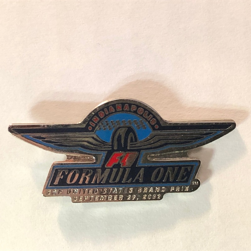 F1 2002 US Grand Prix Indianapolis Vintage Lapel Pin