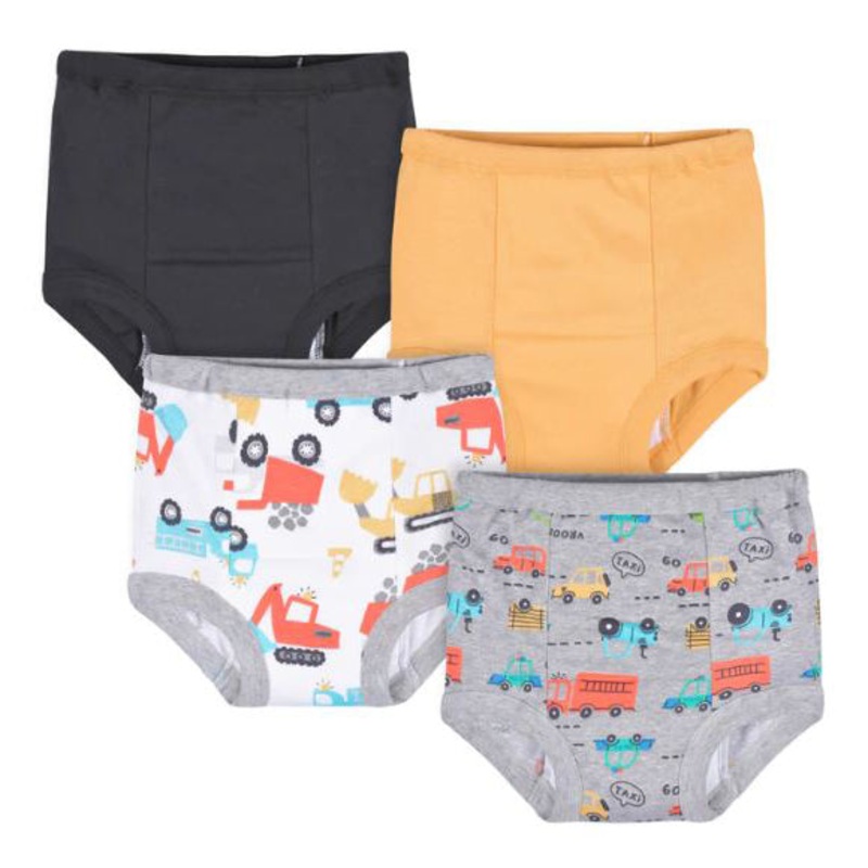 4-Pack Toddler Boys Trucks & Cars Training Pants 3468141DAB050 2T