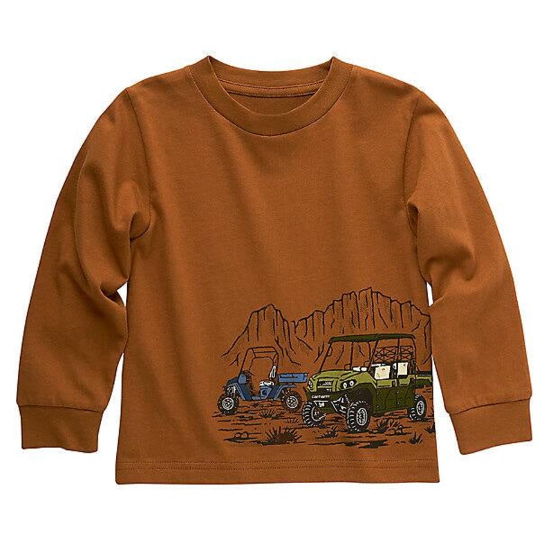 Boys’ Long-Sleeve Wrap T-Shirt CA6462 12 Months