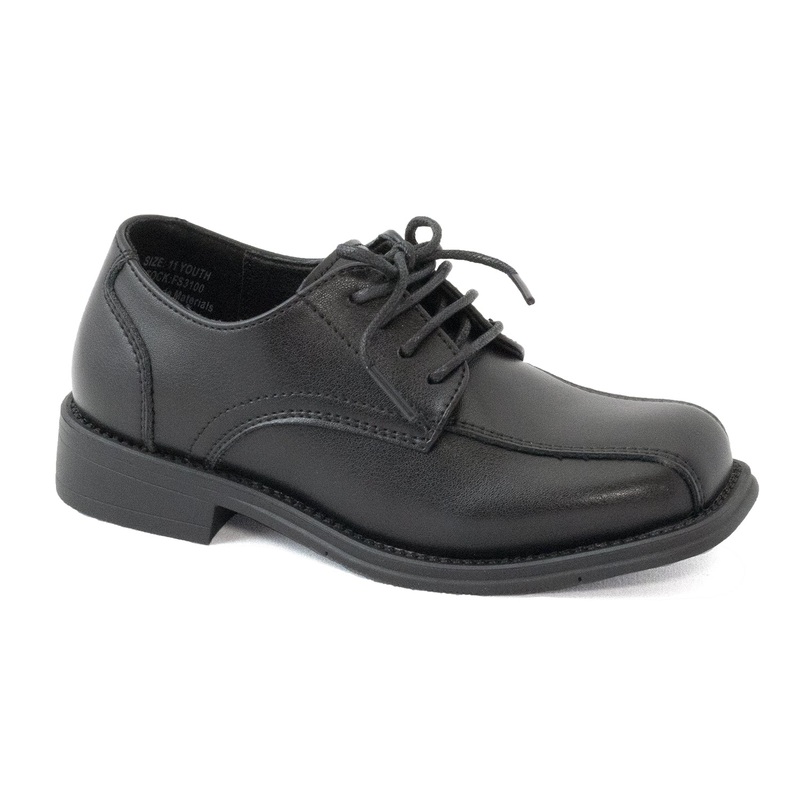 Boy’ Statements Black Tie Dress Shoe FS3100 Children’s 11