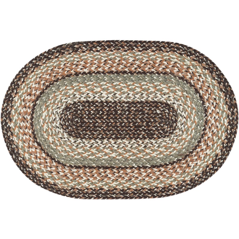 Braided Jute Rug- Sandstone Sage C9-99 20″ x 30″