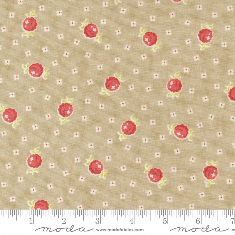 Stitched Collection Fig Tree And Co Cotton Fabric 20431 Grass