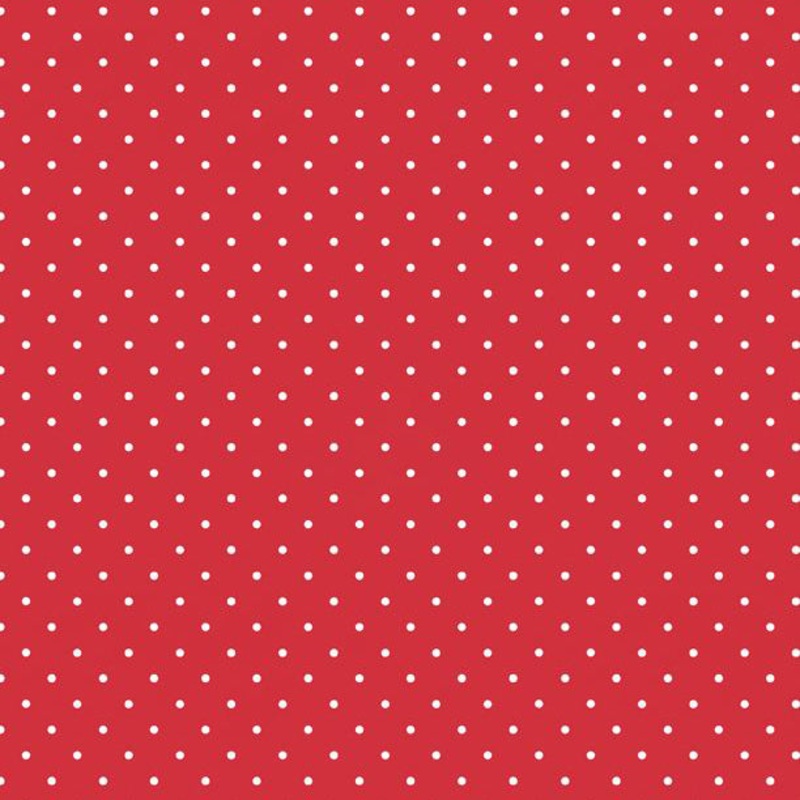 Sweet Cherry Collection Dot Cotton Fabric 68575 Red