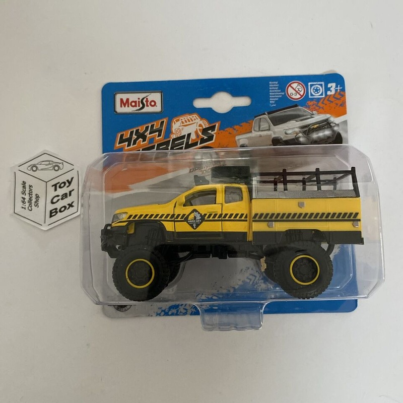 MAISTO – 2017 Chevrolet Colorado Work Truck (4×4 Rebels 4.5 – Approx 1:43 – Yellow) F05