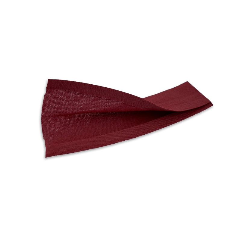 1 Inch Flat Fold Bias Tape Cranberry