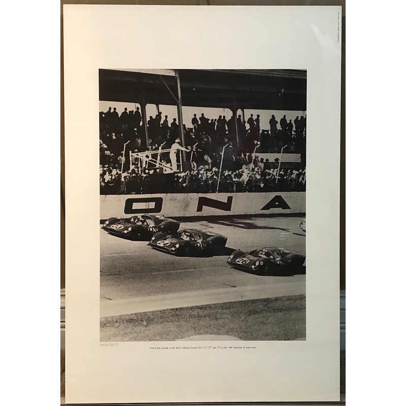 Daytona 1-2-3 1967 Ferrari Official Poster (Ltd Ed 576/2000)(873/94)
