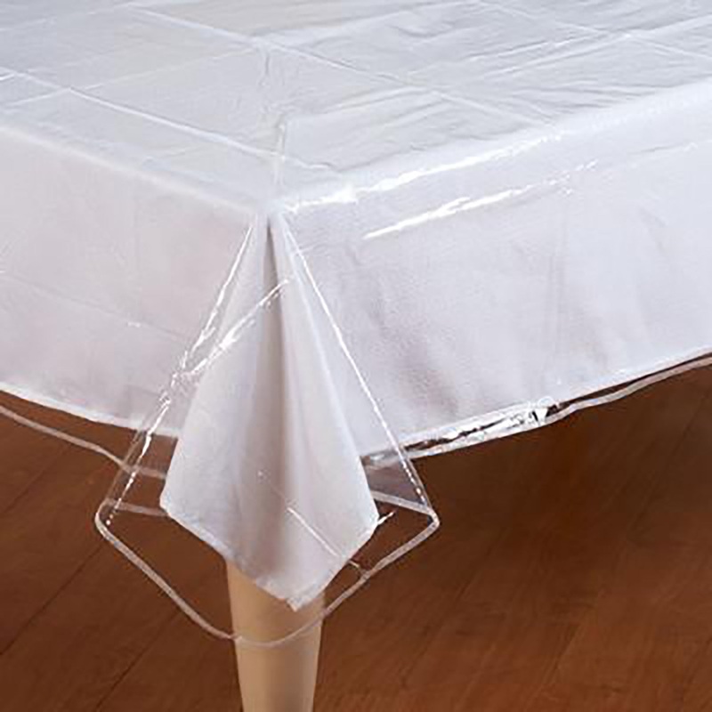 Clear Vinyl Table Cloth Protector 6GAUGEVINYL 52″x52″