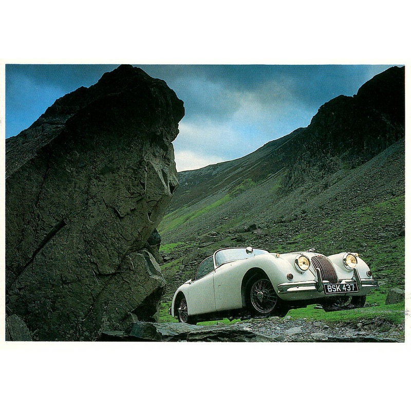 Jaguar XK150 Postcard