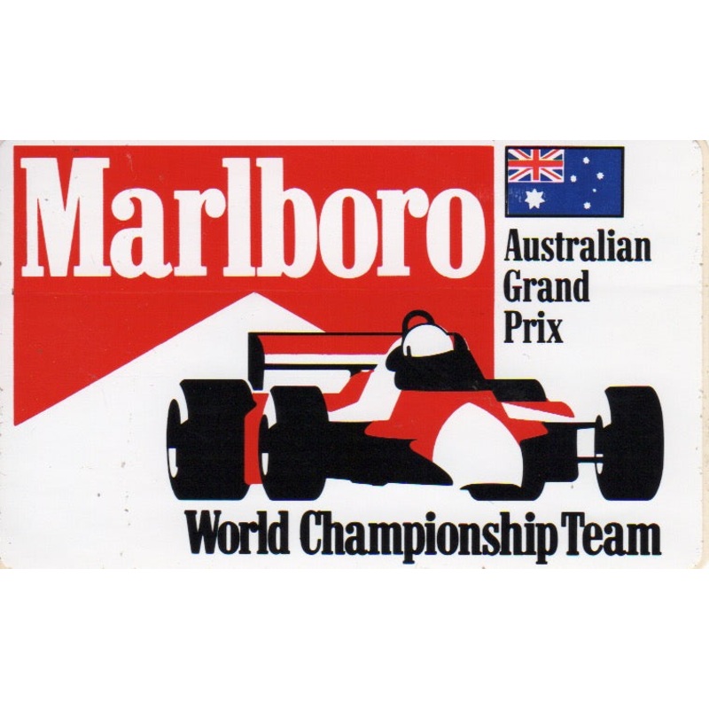 Marlboro World Championship Team Australian GP Sticker