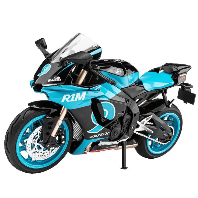 1/12 Scale YAMAHA R1M Die-cast Model Blue