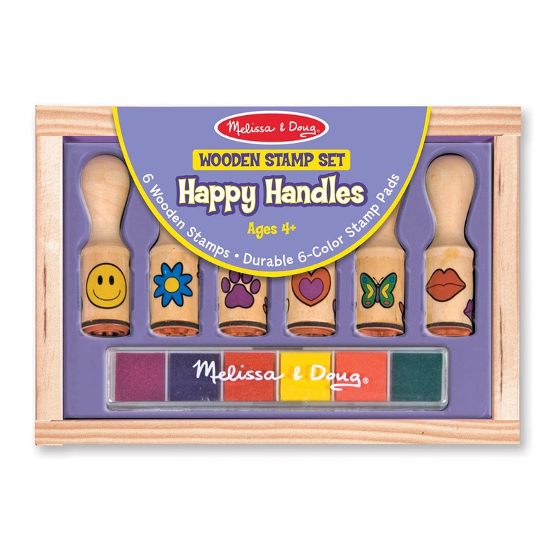 Wooden Stamp Set – Happy Handles 2407