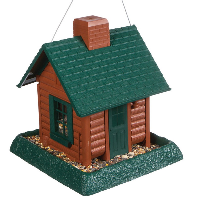 Log Cabin Bird Feeder 9083