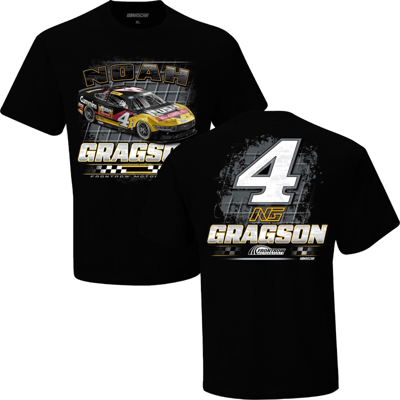 Noah Gragson 2025 Rush Truck Centers 2-Spot T-Shirt Black – Exclusive M