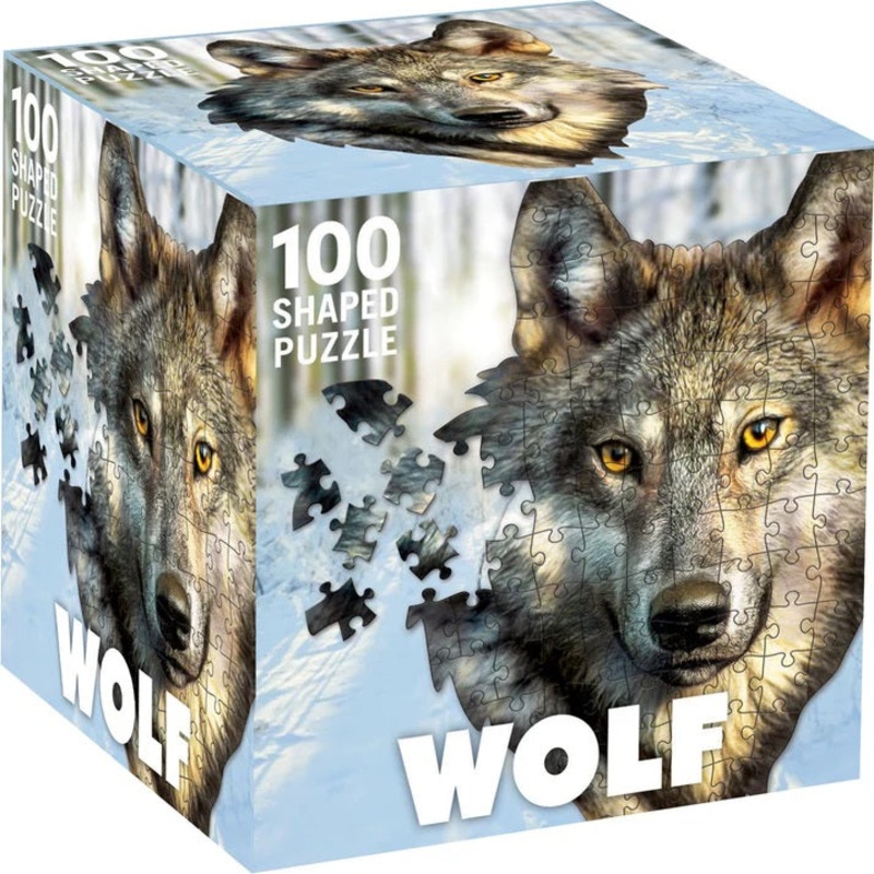 Wolf 100 Piece Shaped Jigsaw Puzzle 12468