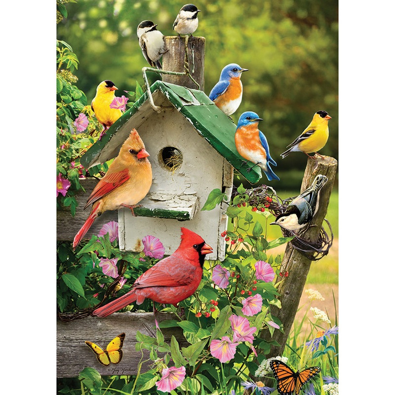 Singing Round the Birdhouse Tray Puzzle 58876
