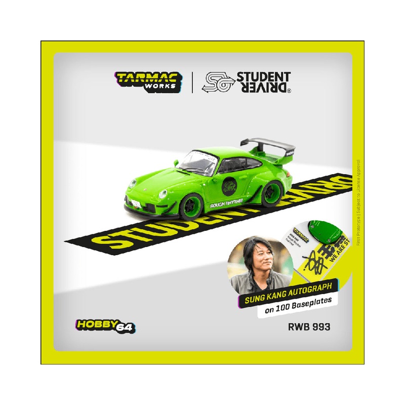 Tarmac Works 1:64 RWB 993 Rough Rhythm Fuel Fest Student Driver