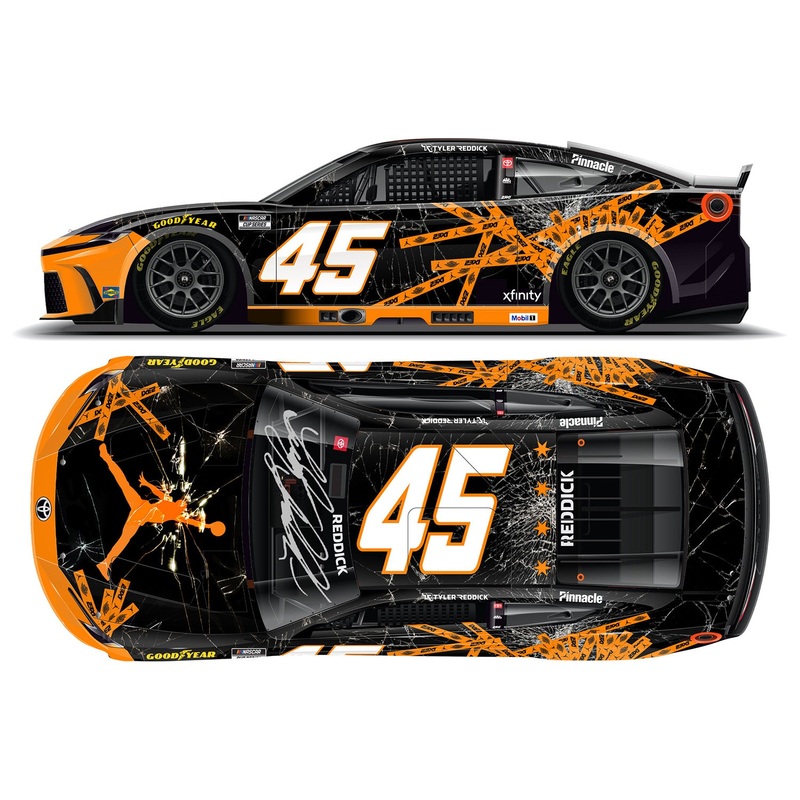 Tyler Reddick Autographed Jordan Brand Chicago “Shattered” 1:24 Standard 2025 Diecast Car Preorder – Currently Projected March