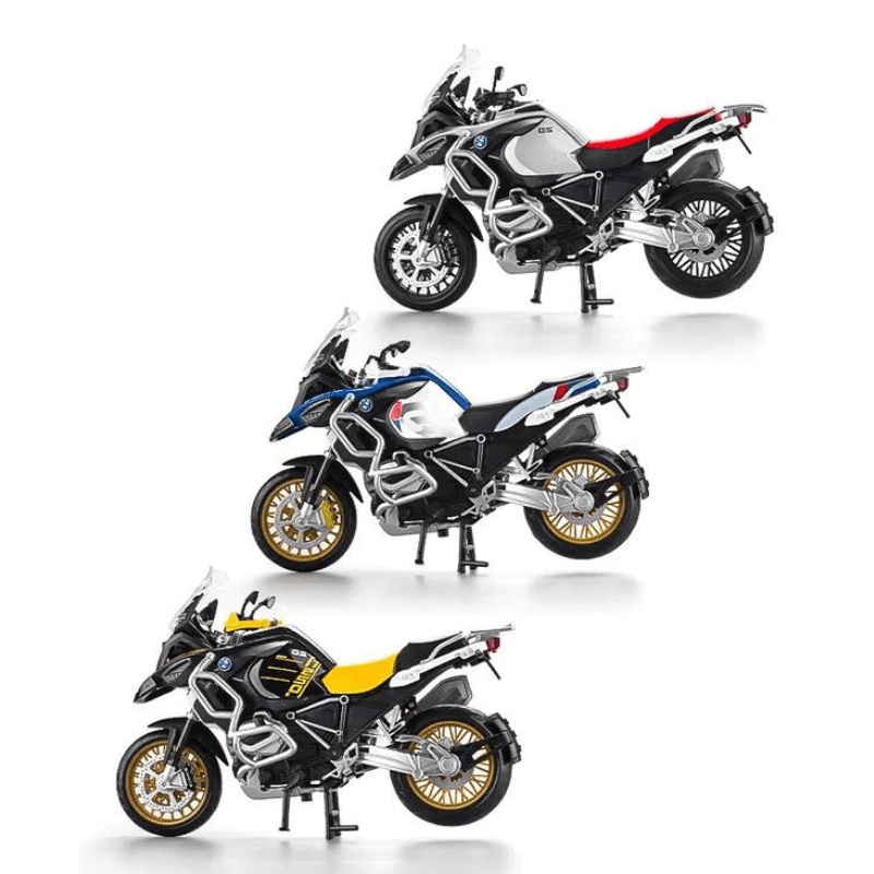 1/12 Scale BMW R1250 GS Adventure Motor Model Blue