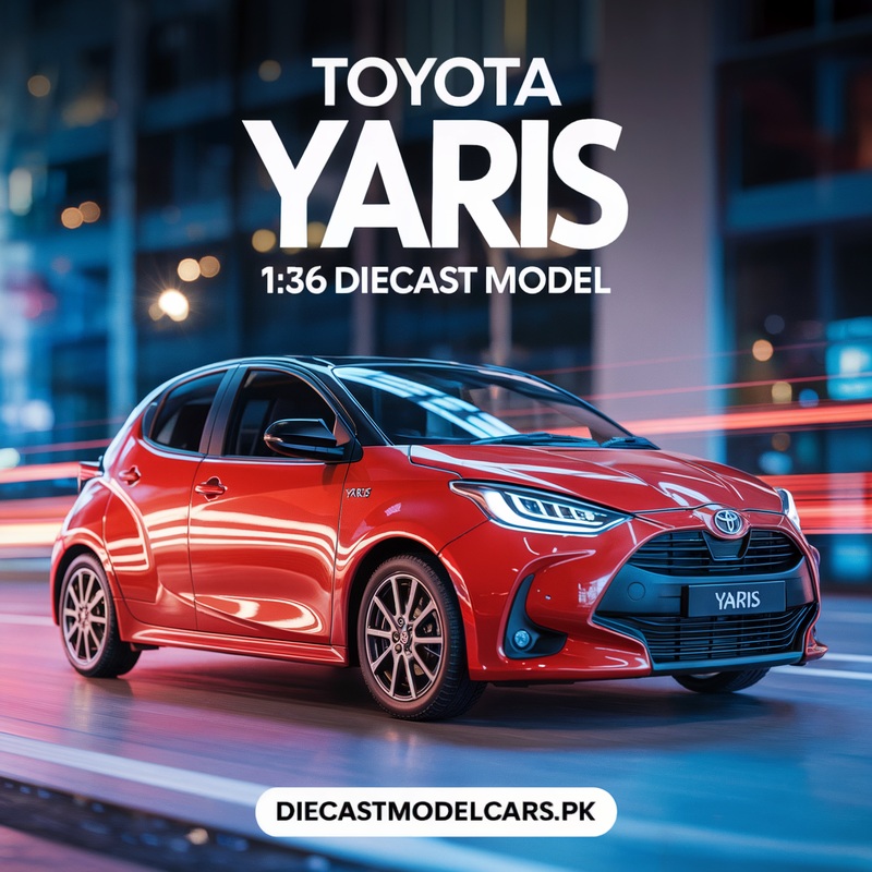 1:36 Toyota Yaris Dicast Model Car