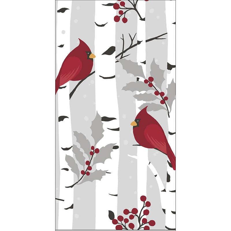 Cardinals & Birch Fiber Reactive Kitchen Towel 18835