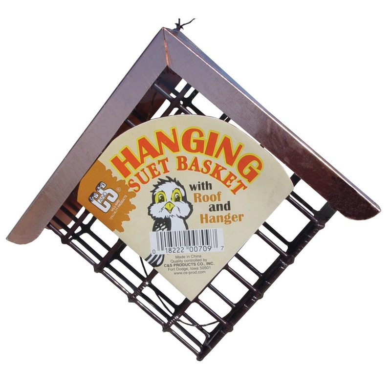 Hanging Suet Cake Basket with Roof 709