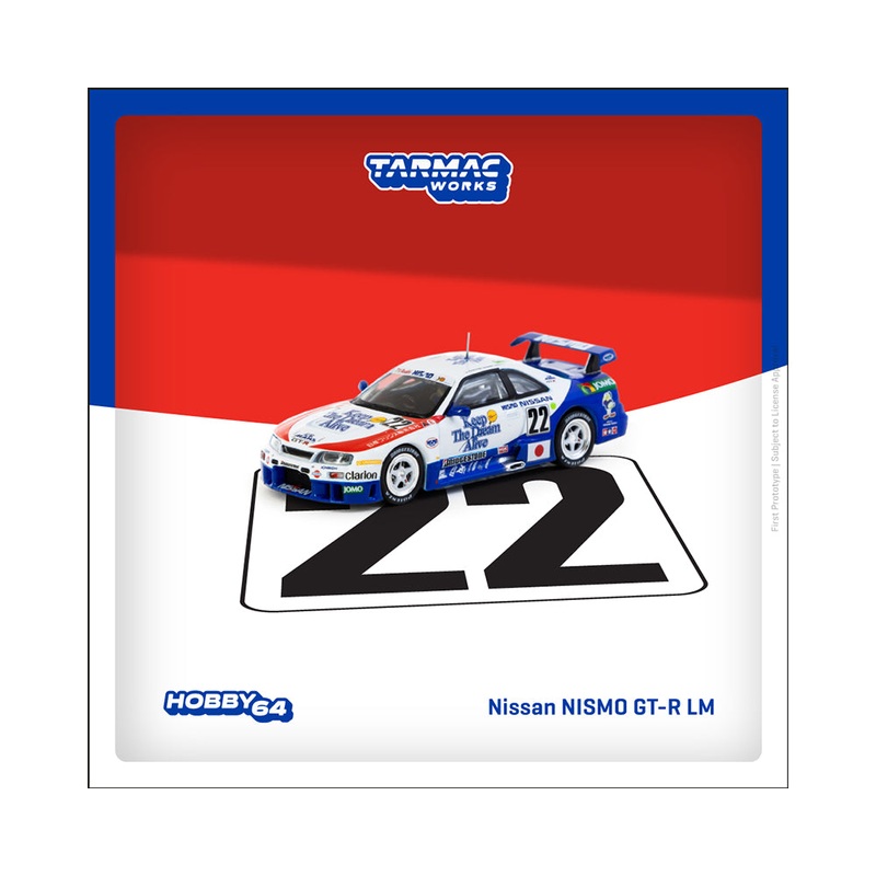 Tarmac Works 1:64 Nissan NISMO GT-R LM #22 24h Le Mans 1995 H. Fukuyama / M. Kondo / S. Kasuya