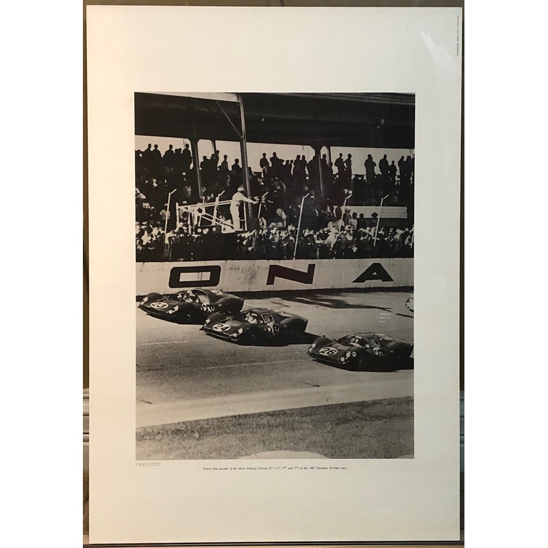 Daytona 1-2-3 1967 Ferrari Official Poster (Ltd Ed 575/2000)(873/94)