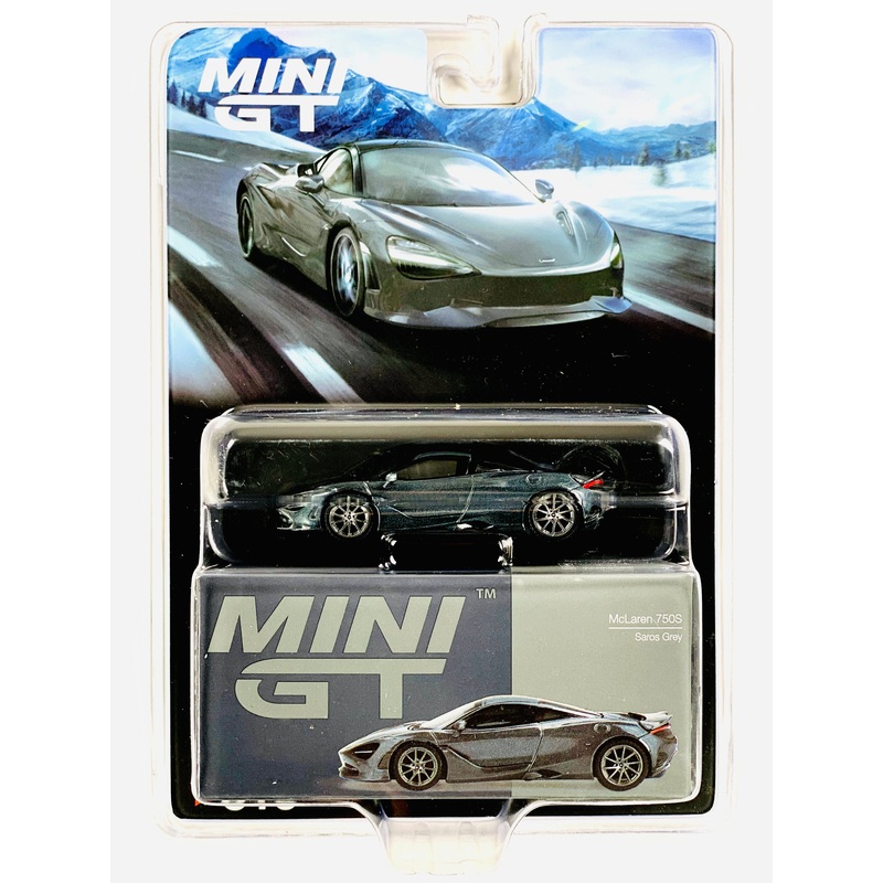 Mini GT Mijo Exclusive McLaren 750S Saros Grey #815