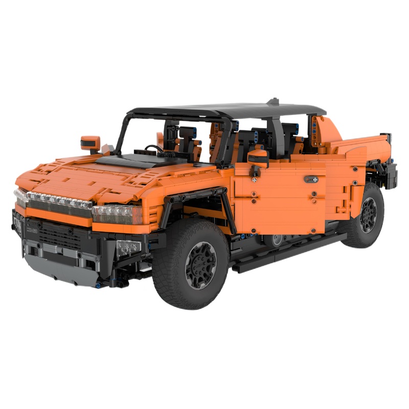 Remote Controlled Hummer EV Truck | 3756pcs Non-Remote Controlled