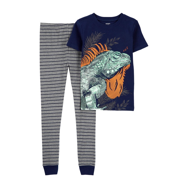 Boy’s 2-Piece Iguana Cotton Pajamas 3R166410 4