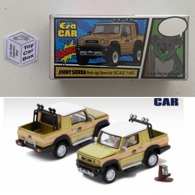 ERA CAR – Suzuki Jimny Sierra Pickup (1:64 Scale – Beige – Boxed) I35g