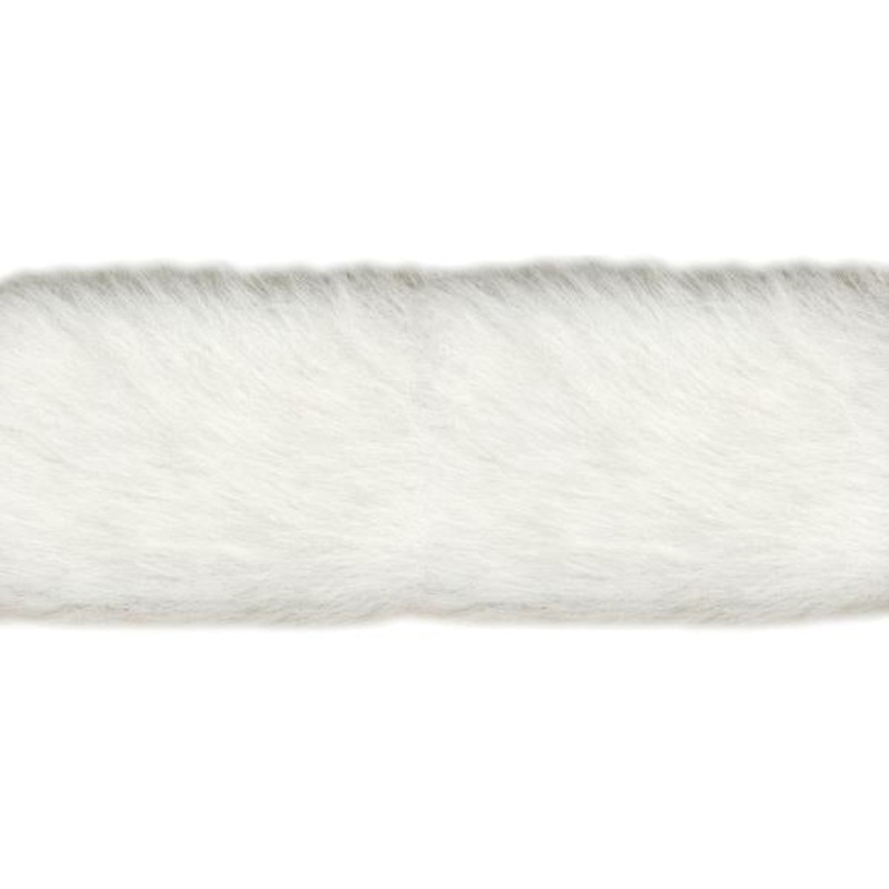 White Fur Trim 186-878 2 Inches Wide