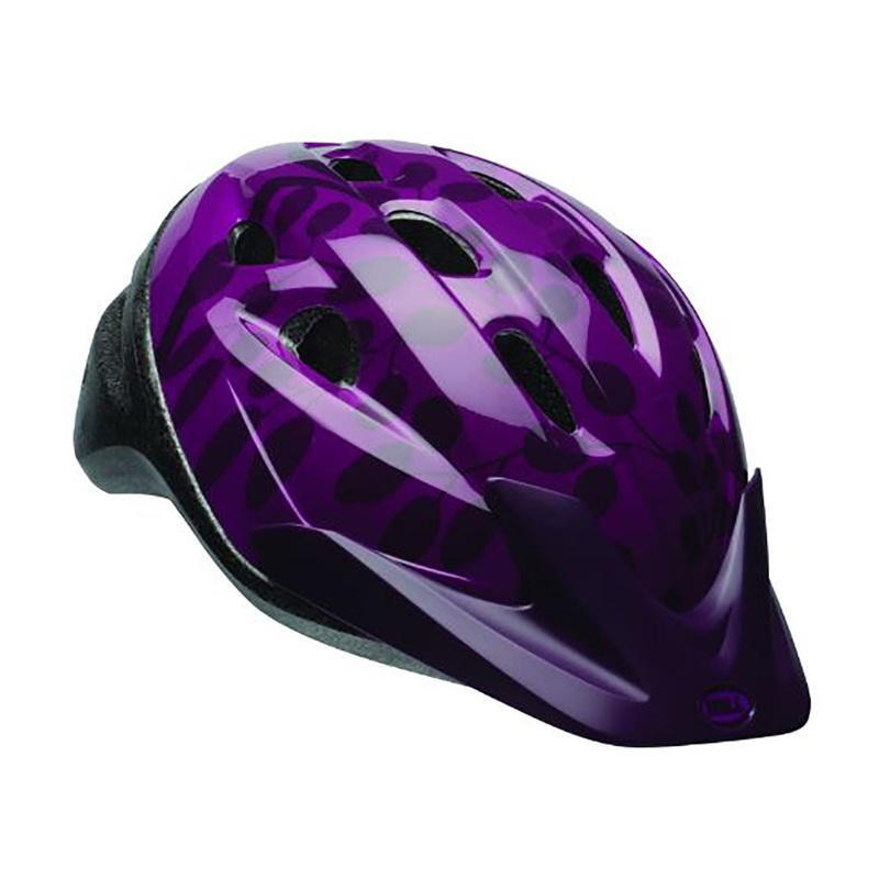Women’s Black and Purple Bicycle Helmet 7107156