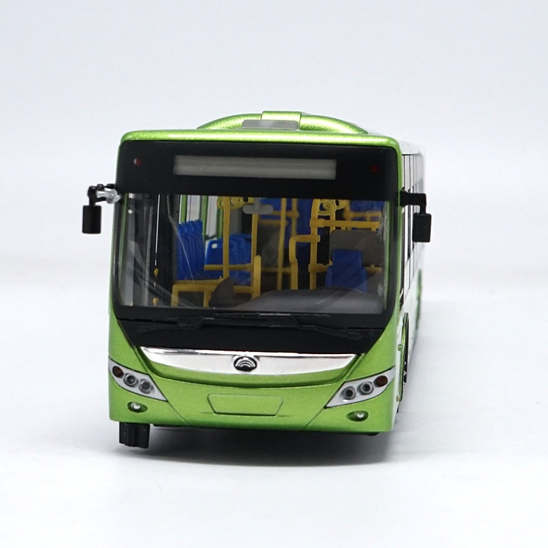 1:42 Scale Green Diecast YuTong E12 Pure Electric Bus Model Red