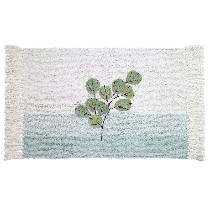 Ombre Leaves Bath Rug 13933J