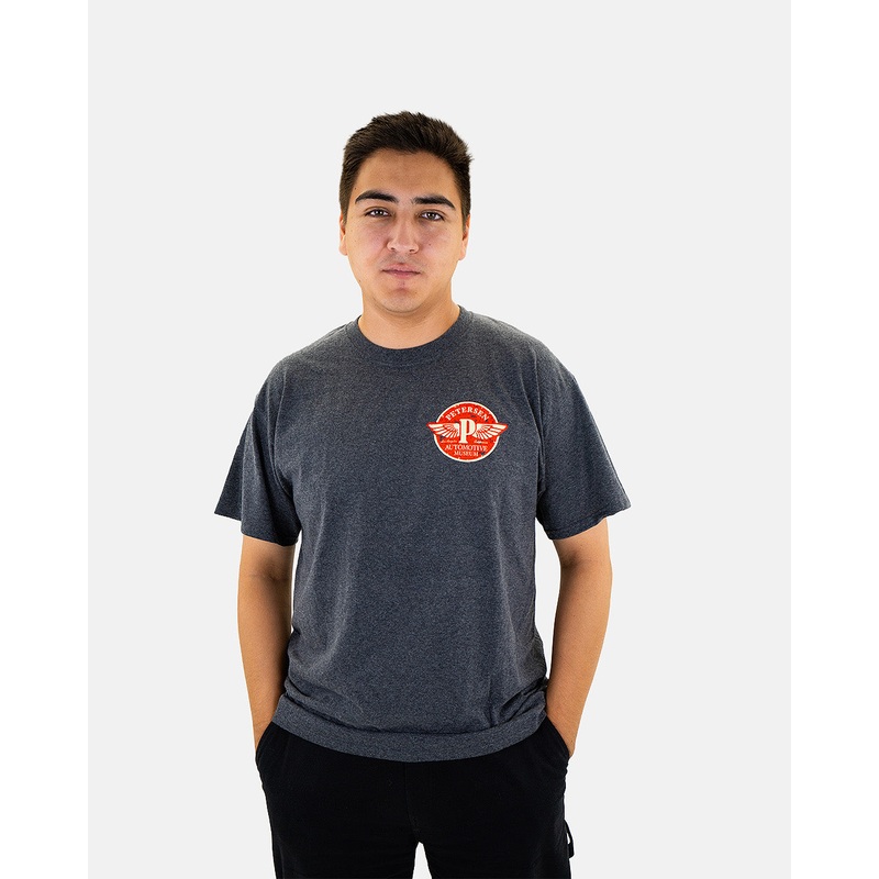 Petersen Tee – Flying “P” in Charcoal Small
