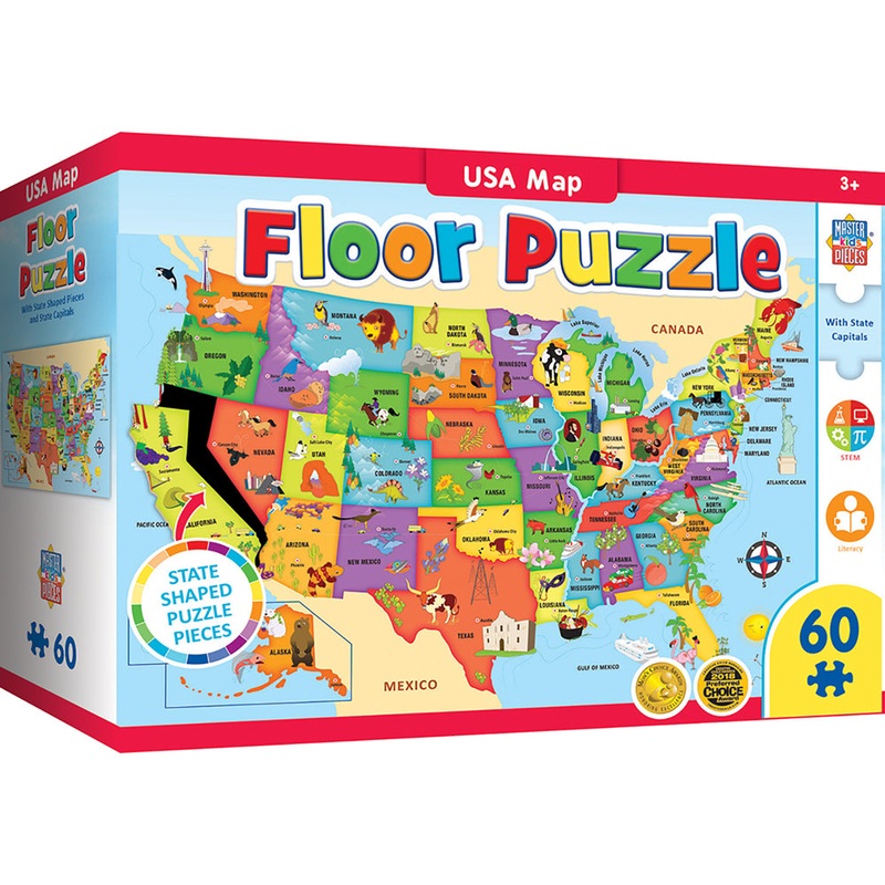USA Map Floor Puzzle 12001