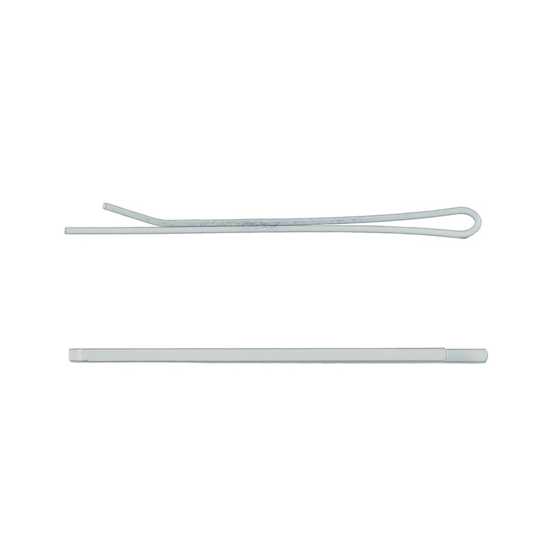 Flat White 1-Inch Bobby Pins BP10000FWH White 1″