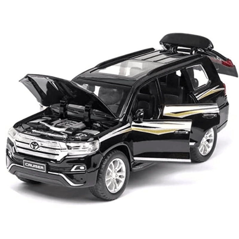 1:32 Toyota LAND CRUISER SUV Alloy Car Model black