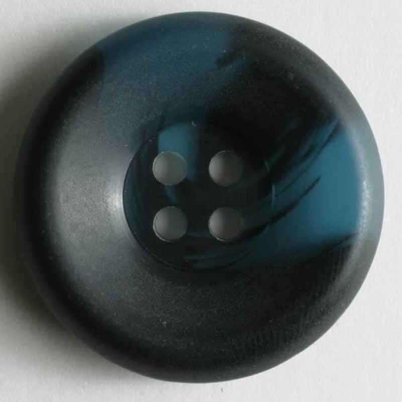 Blue & Black Concave Button 1438 1439 1440 11/16 inch – 2 button