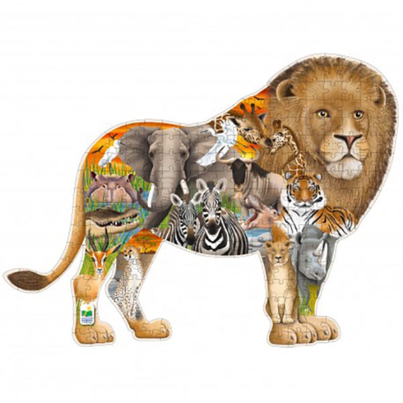 Children’s Wildlife World Safari 200-Piece Puzzle 223697